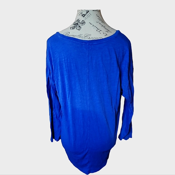 J.Crew Womens Long Sleeve Shirt Blue Size Medium - Picture 2 of 3